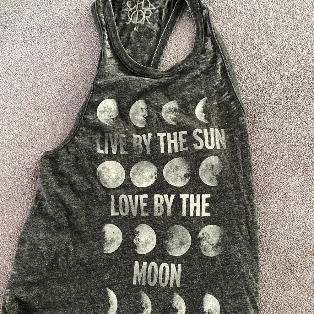 CHASER SUN MOON RACERBACK TOP
